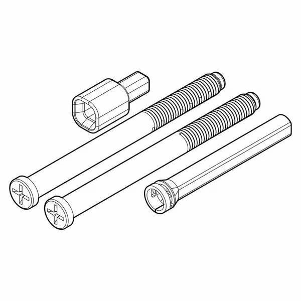 Thick Door Screw Pack for Single Cylinde, Kwikset, Mfr#: 83022-002
